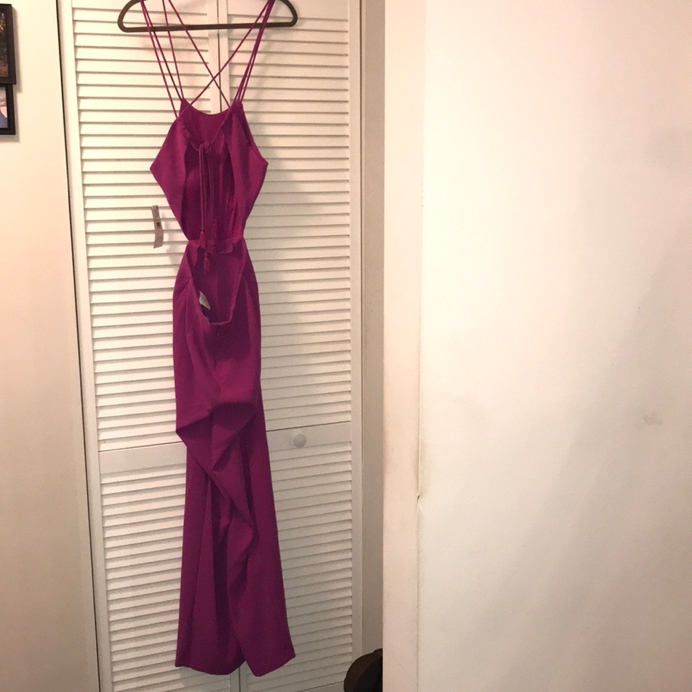 🔥Aidan Mattox crepe cutout jumpsuit🔥🔥🔥 - Picture 6 of 6